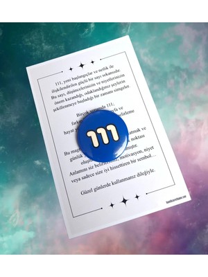 Han Ticarethane 111 Özel Sayı Sekansı Magnet ve Kart Seti Hediyelik