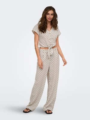 Only Onlemmıa-Lında Hw Straıght Pant Pnt Kadın Gri Pantolon - 15380054