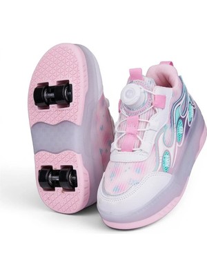Tuğba Ortopedi 030 Çocuk Işıklı Tekerlekli Sneaker