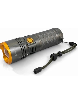 Marsilyan Bedotech Bd-7 10W Tg LED Alüminyum Alaşımlı Zoomlu Type-C Şarjlı El Feneri