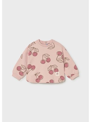 Mayoral Kız Bebek Sweatshirt Pembe