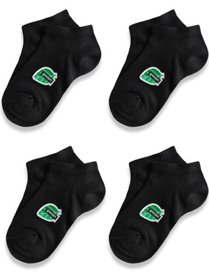 Panfilia Bambu Kız Çocuk Patik Çorap 4'lü Set / Kız / Erkek / Unisex