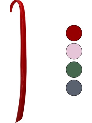 Renkli Plastik   56CM  Ayakkabı Çekecek (4887)