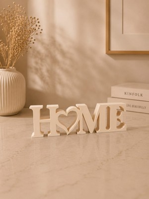 nextprintx Home Dekoratif Masa Üstü Yazı Biblo - Modern Minimalist Ev Dekoru 1 Adet