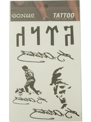 Renklime Atatürk Temalı Tattoo Dövme Sticker