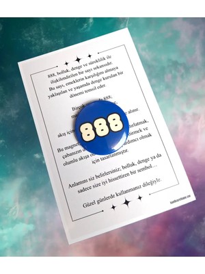 Han Ticarethane 888 Özel Sayı Sekansı Magnet ve Kart Seti Hediyelik
