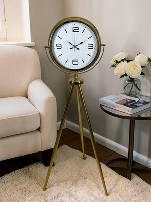 Mabelme Store Aurora Gold Ayaklı Tripod Saat