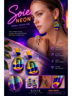 Soie Neon Küpe