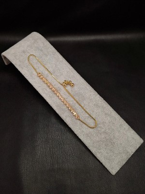 Han Ticarethane Altın Renk Pembe Zirkon Taşlı Su Yolu Bileklik
