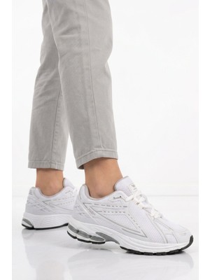 Walkway Beyaz Fileli Hafızalı Taban Unisex Spor Ayakkabı