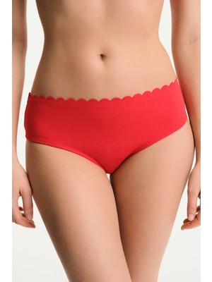 Penti Kırmızı Peyton Orta Bel Bikini Altı