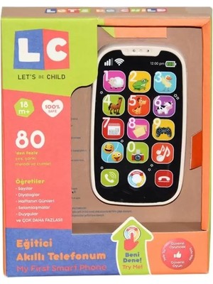 Makron 30900 Let's Be Child - Eğitici Akıllı Telefonum +18 Ay Najmaddin