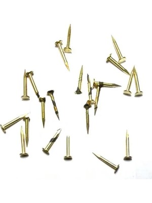 Evolvera Klips, Menteşe, Ayağı Çivisi 9mm Çelik - Sarı 100GR
