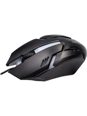 Ttt USB Kablolu Işıklı 3D Optik Mouse