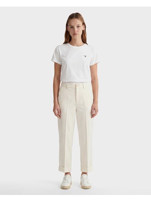 Gant Kadın Krem Regular Fit Pantolon 41226103T.130