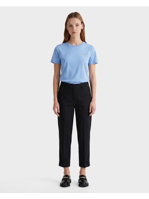 Gant Kadın Siyah Regular Fit Pantolon 41226103T.5