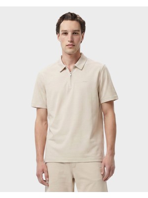 Gant Erkek Bej Relaxed Fit Polo Yaka T-Shirt 2426138T.34