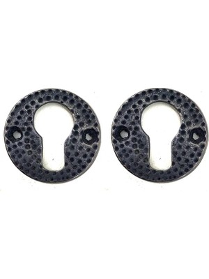 Eco Port Antika Tarz Dekoratif Pirinç Oda Kilit Rozeti - 49MM, Oksit
