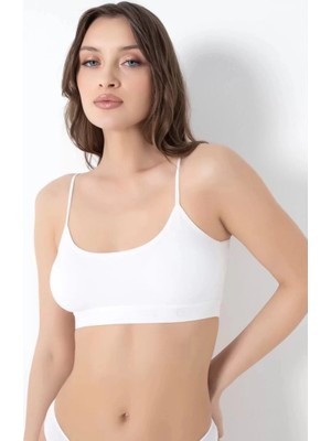 Mabelme Store G-Box 940 Bayan Bambu Ince Askılı Pedli Büstiyer