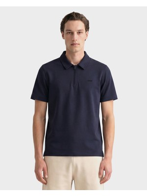 Gant Erkek Lacivert Relaxed Fit Polo Yaka T-Shirt 2426138T.433