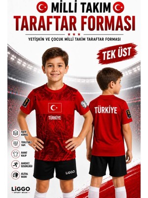 Liggo Yetişkin ve Çocuk Türkiye Milli Takım 2026 Dünya Kupası Forması