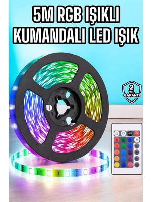 5m Rgb Işıklı Her Ortama Uygun LED Işık - 7899-7071