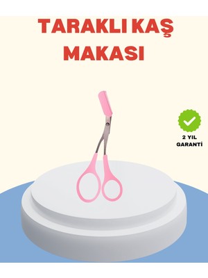 Profesyonel Taraklı Kaş Makası – Evde ve Salon Kullanımına Uygun - 4806-4327