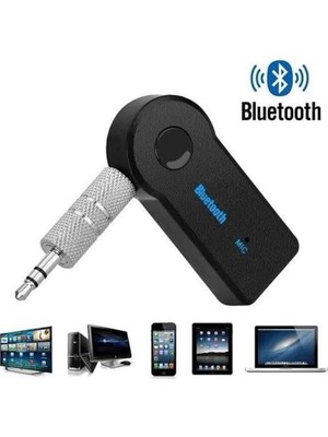 Yeni Nesil Bluetooth Aux Araç Kiti Siyah Tv Tablet Telefon Araç Araba - 8071-2255