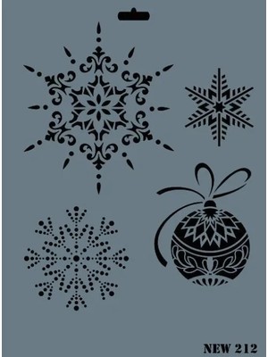 TeknoKapsül New Seri N-212 Stencil 35X25 cm