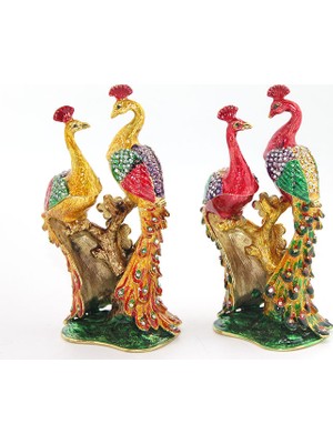 Ttt Swarovski Taşlı Tavuskuşu Figürü