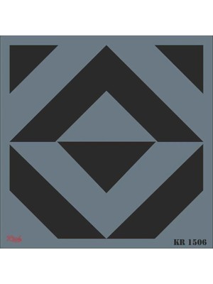 TeknoKapsül Kr 1506 Fayans Stencil 30X30 cm