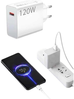 Type C Yüksek Hızlı Şarj Aleti Beyaz 120W Ultra Uzun Ömürlü - 3736-9250