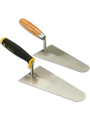 TeknoKapsül Dekor 064 Ahşap Saplı Sıvacı Malası 26 cm
