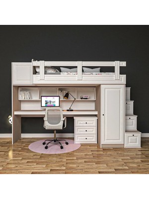 Trendy Membran Çalışma Masalı Ranza Mdf