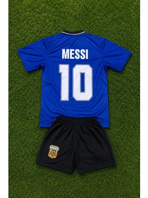 Çağrı Giyim Nostaljik Yakalı Messi Arjantin Çocuk Forması