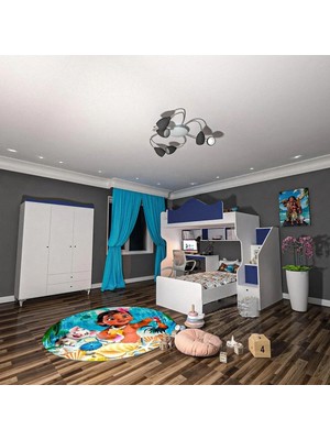 Klasik Dikey Ranza ve 3 Kapılı Gardrop Mdf