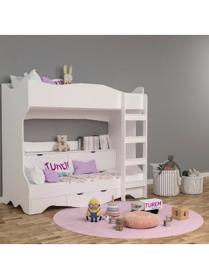 Flamingo Özel Yapım Ranza Mdf