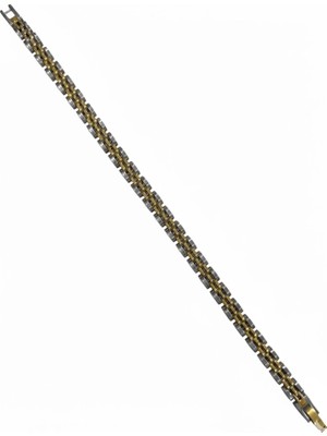 Eco Port Rodyum- Çelik  Erkek Çelik Bileklik Boy 21.5 cm / En 0.6 Mm  - EBL0063