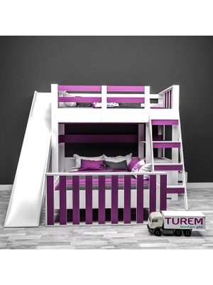 Terra Kaydıraklı Ranza Mdf
