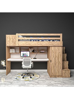 Trendy Çalışma Masalı Ranza Mdf