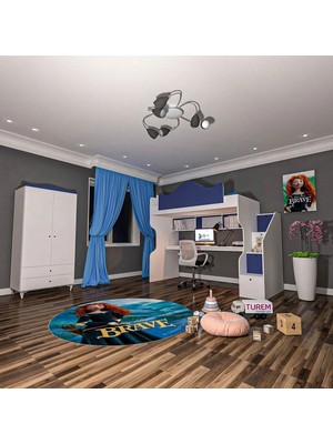 Klasik Masalı Ranza ve 2 Kapılı Gardrop Suntalam