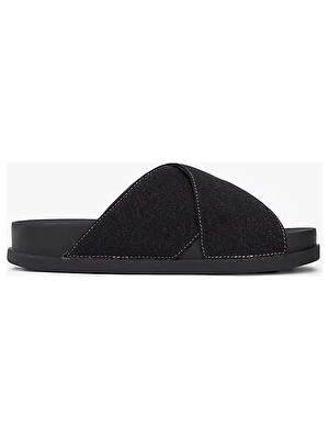 Tommy Hilfiger Tjw Kadın Comfort Siyah Terlik