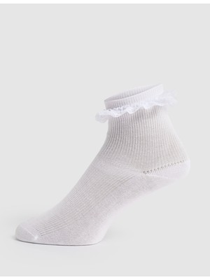 Pierre Cardin Kadın Beyaz Çorap 50324390-VR013