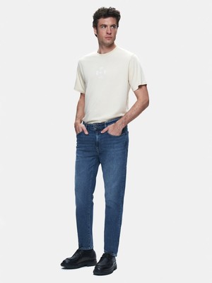 LTB Mateo Orta Bel Dar Paça Mid Indigo Jean Pantolon