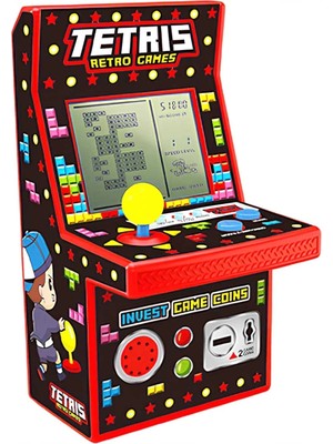 tp Buğz Nostaljik Mini Tetris Oyun KONSOLU XY9029A - 1 Adet Stokta Olan Renk Gönderilir