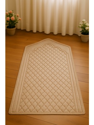Higliving Kadife Seccade Kaymaz Lateks Taban Ortopedik Destekli 70X120