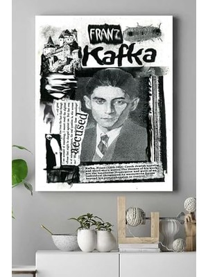 Tech Butiq (PSTER16390) Kafka Kanvas Tablo 40 x 60