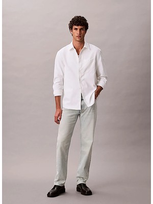 Calvin Klein Jeans Açık Mavi Erkek Denim Pantolon LV04RD731G01K Standard Straıght Ice