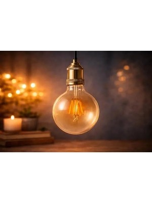 Dekoratif LED Ampul, Vintage Filament Tasarımı ile Enerji Verimliliği