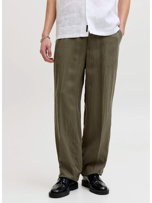 Jack & Jones Kahverengi Erkek Chino Pantolon 12277641 Jpstkarl Skye Jogger Sn